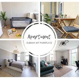 Mit Parkplatz & Balkon Nahe Elbe Dresden